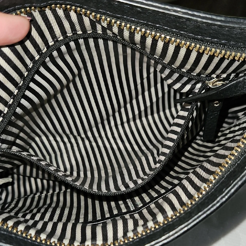 Kate Spade Black Pebble Leather Crossbody Bag